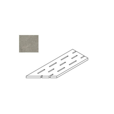 Керамогранит Forte Dei Marmi Rock Lunar Grey Griglia Ang. Sx 20x60 Atlas Concorde матовый решетка угловая левая 620090001242