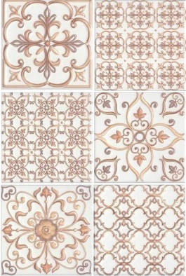 Настенная плитка 5229 Суррей Беж 20х20 Kerama Marazzi глянцевая керамическая