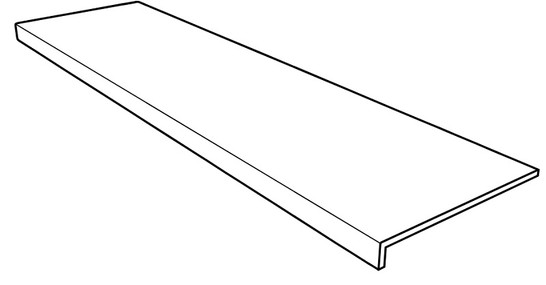 Ступень фронтальная Selena Anti-Slip Rect. Mocca 31.5х120 керамогранит антискользящая (grip) Gres de Aragon 00000041003