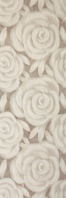 Декор 9535 Crema Relieve Rose 30x90 матовый керамический