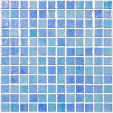 Мозаика Shell Mix Blue 551/552 (на сетке)