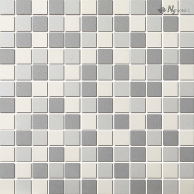 Мозаика PA-554 керамика матовая антислип 30х30 см NSmosaic Porcelain Series чип 23х23 мм, серый