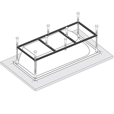 Каркас к прямоугольным ваннам Vagnerplast 150x70