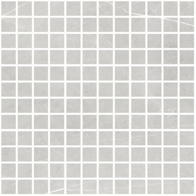 Мозаика Allure Mosaic 25 Light Grey Anti-Slip 30x30 керамогранит Living Ceramics чип 25х25 мм, серый LV11131