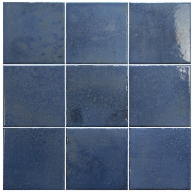 Керамогранит 32334 Bohemian Dark Blue 10x10 Equipe глянцевый, рельефный (рустикальный) настенная плитка УТ-00066823