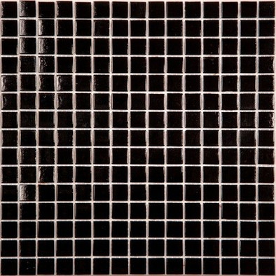 Мозаика AK01 Черный  (бумага) стекло 32.7х32.7 см глянцевая чип 20х20 мм