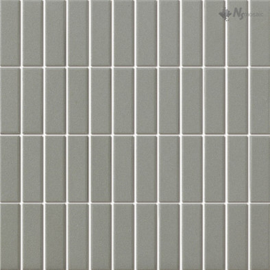 Мозаика PA-557 керамика матовая антислип 29.6х30 см NSmosaic Porcelain Series чип 23х73 мм, серый