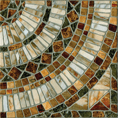 Керамогранит Мюнхен Коричневый 33х33 Pieza Rosa матовый, рельефный (рустикальный) напольная плитка 725962