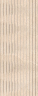 Настенная плитка Limestone Sand Fiume 59.6x150 Porcelanosa матовая, рельефная (структурированная) керамическая 100388420
