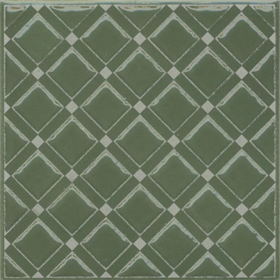 Декор KMD3STA015GN Бахия 1 Зелёный глянцевый 9,8x9,8x0,7 Kerama Marazzi керамический