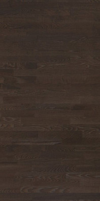 Паркетная доска Ash Madison Dark Brown Matt Lac 3S / Ясень Кантри, темно-коричневый матовый лак 3-х полосная