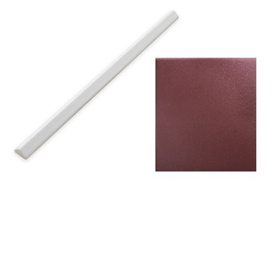 Бордюр PD Edge Burgundy 0.8х15 Wow Point and Dash матовый керамический 127284