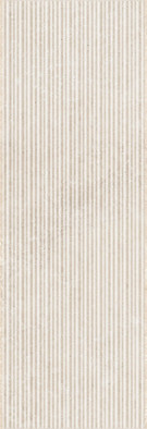Настенная плитка Fabula Wall Travertino Cross Bianco 33х100 Marazzi Italy 3d, матовая керамическая MP9Q
