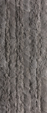 Настенная плитка Рядовой элемент Юрский мрамор узкий 11.26.Р (mix), без шва, Графитовый (7х40 Феодал рельефная (структурированная) 00000039980