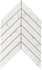 Декор Marvel Carrara Pure Chevron Wall керамический