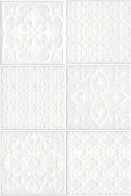 Настенная плитка 5226 Суррей Белый 20x20 Kerama Marazzi глянцевая керамическая фото Настенная плитка 5226 Суррей Белый 20x20 Kerama Marazzi глянцевая керамическая