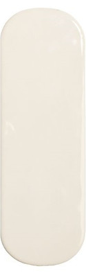 Настенная плитка Calema Oval White Gloss 5.2х16 DNA Tiles глянцевая керамическая 00000086153