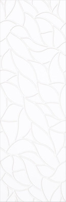 Настенная плитка Polar White Era 30х90 Gravita глянцевая, рельефная (структурированная) керамическая 78801884