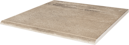 Ступень фронтальная Scandiano Ochra Stopnica Prosta 30x30 (1,17) клинкер матовая Paradyz Ceramika 77393