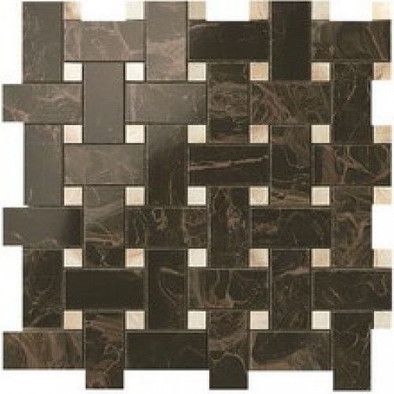 Мозаика Supernova Marble Frappuccino Dark Twist Mosaic керамика 30.5х30.5 см Atlas Concorde глянцевая, коричневый 600110000071 фото Мозаика Supernova Marble Frappuccino Dark Twist Mosaic керамика 30.5х30.5 см Atlas Concorde глянцевая, коричневый 600110000071