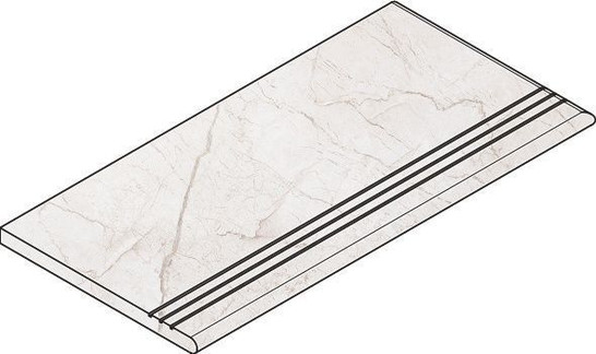 Ступень угловая Контемпора X2 Закруглённая Грип Правая Пур (Pure Gradino Round Grip 30x60 DX) керамогранит