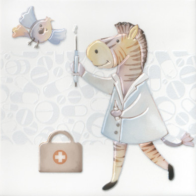 Декор VT/A505/5009 Айболит 5 20x20 Kerama Marazzi матовый керамический