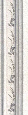 Бордюр BLB028 Багет Кантри Шик Белый Декорированный 5x20 Kerama Marazzi матовый керамический фото Бордюр BLB028 Багет Кантри Шик Белый Декорированный 5x20 Kerama Marazzi матовый керамический
