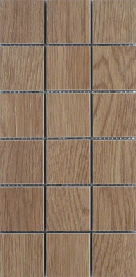 Мозаика Mk.Nordby Honey MT 1530 15х30 керамогранит Keratile матовая чип 50х50 мм, коричневый