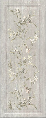 Декор 7189 Кантри Шик Серый Панель Декорированный 20х50 Kerama Marazzi матовый керамический фото Декор 7189 Кантри Шик Серый Панель Декорированный 20х50 Kerama Marazzi матовый керамический