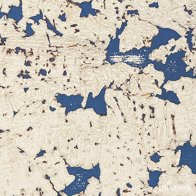 IberCork Крем Азул 600x300 Пробковые настенные покрытия в пластинах EasyCork клеевое соединение