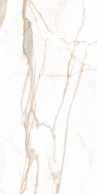 Керамогранит Калакатта Годдес Голд Белый 60х120 полированный Ceradim универсальная плитка х9999301486