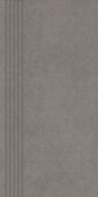 Ступень фронтальная Intero Grys Stopnica Prosta Nacinana Mat. 29,8x59,8 керамогранит матовая 5900144091955