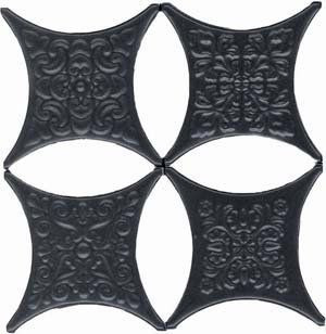 Вставка Estrella Set Core Negro (4pzs) керамическая