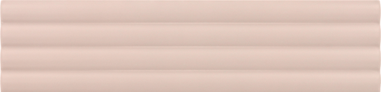 Настенная плитка Costa Nova Onda Pink Stony Matt 5x20 Equipe матовая керамическая 28531