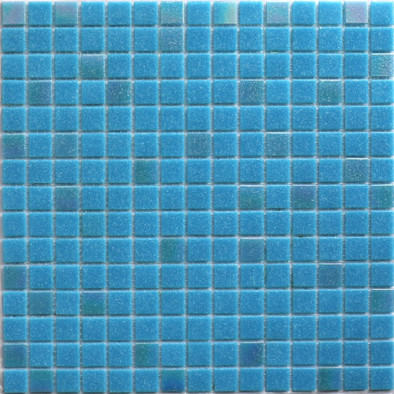 Мозаика MIX29 стекло синий 32.7х32.7 см NSmosaic Econom Series глянцевая чип 20х20 мм
