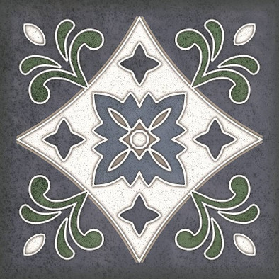 Декор Smalto Decor 3 Blu 15х15 Керлайф матовый керамический 924215