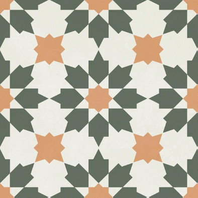 Керамогранит Maraya Green Matt 20х20 Ennface матовый универсальная плитка ENPTR6012MT2020