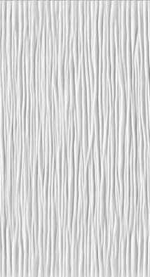 Настенная плитка 3D Wave White Matt 9D5W 30.5x56 м2 керамическая