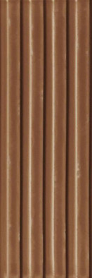 Настенная плитка Gare Terra Brillo 10х30.5 Cifre глянцевая, рельефная (структурированная) керамическая CFR000083