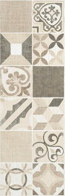 Декор Inserto Linum Beige керамический