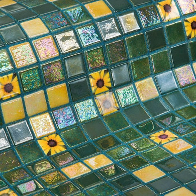 Мозаика Marigold 2.5x2.5 стекло 31.3х49.5