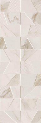 Декор Calacatta Gold G3D Poli 30х90 Artcer Eco глянцевый керамический 209