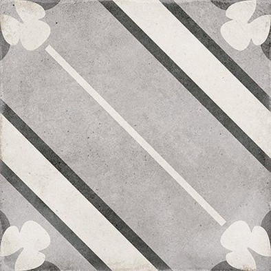 Декор Art Nouveau Inspire Grey 20x20 Equipe керамогранит матовый 24415