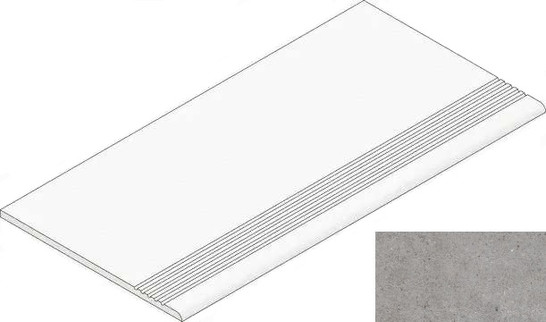 Ступень фронтальная K-2062/MR/st01/294x1200x10 керамогранит матовая Kerranova Monochrom