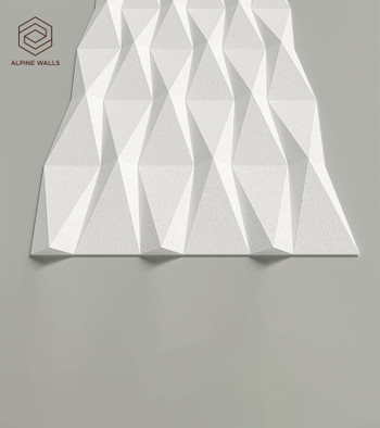 Стеновая декоративная панель Geometrium ECOGR0208W Alpine Walls под покраску 1200х600х25 мм