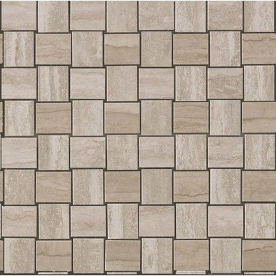 Мозаика Marvel Travertino Silver Net Mosaic керамогранит 30.5х30.5 см глянцевая, коричневый фото Мозаика Marvel Travertino Silver Net Mosaic керамогранит 30.5х30.5 см глянцевая, коричневый