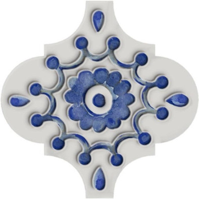 Декор VT/A321/65000 Арабески Майолика 6, 6.5x6.5 Kerama Marazzi глянцевый керамический