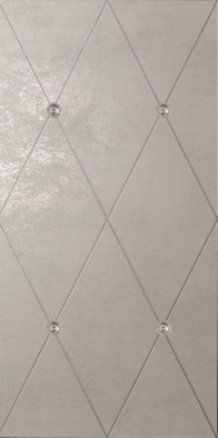 Декор Rhombus Fregio+Swarovsky Platino Perla 50x100 Petracer`s Ad maiora матовый керамический AM SW RHOMB 07-10