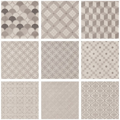 Керамогранит SG1575N Карнаби-стрит Орнамент Беж 20х20 Kerama Marazzi матовый напольная плитка