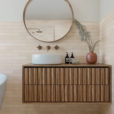 Настенная плитка Candy Pink 5х20 DNA Tiles матовая керамическая 128390